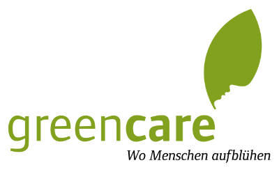 Logo greencare - wo Menschen aufblühen